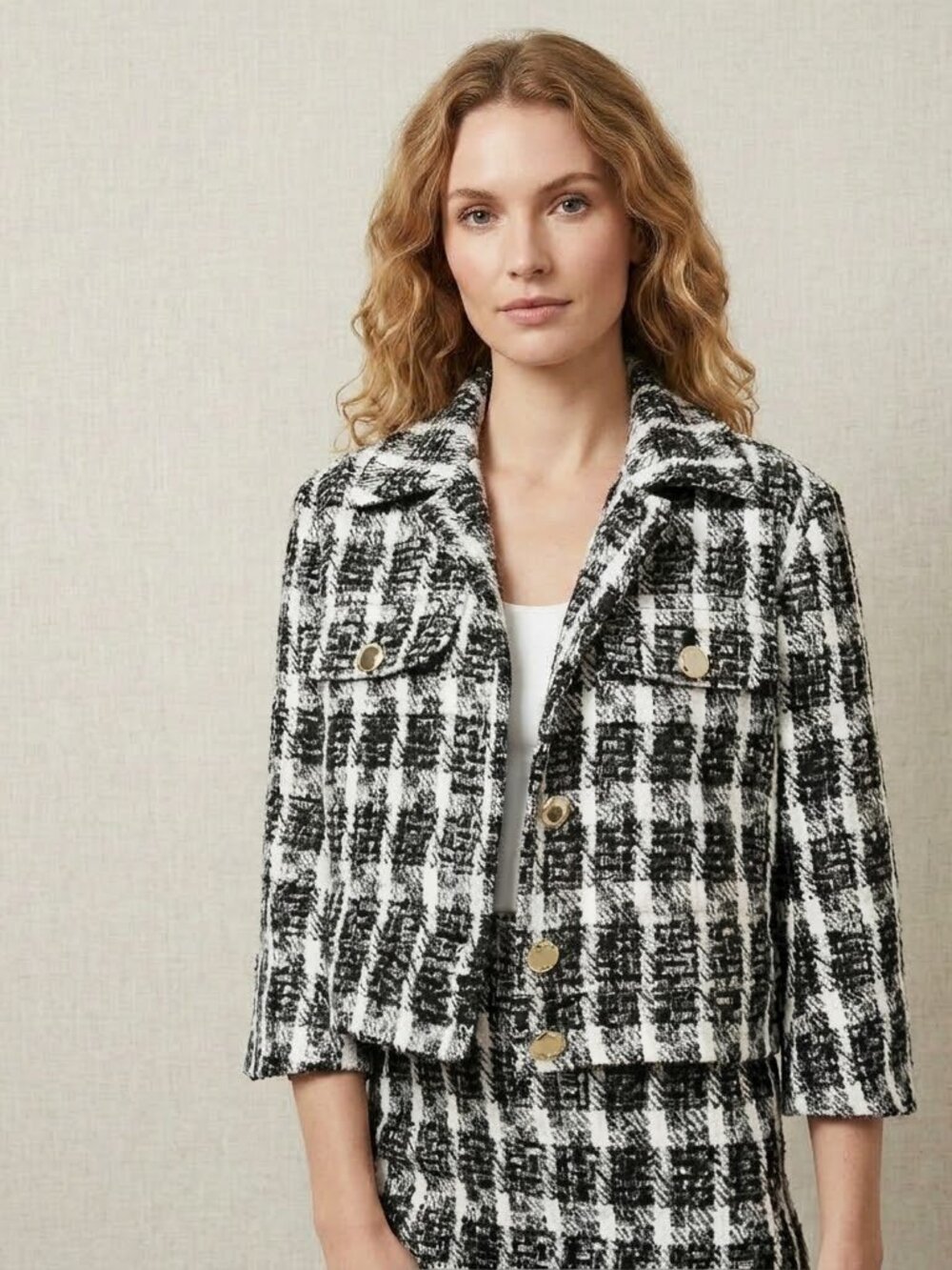 J. Crew Tweed Bjork Jacket AC225